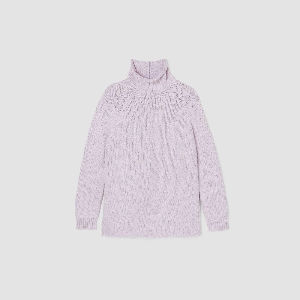 Eileen Fisher Raglan Turtleneck Pullover - Picture 5 of 11